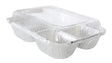 3 Compartment Meal Tray with Plastic Lid -  Case of 500  #210P Durable Packaging