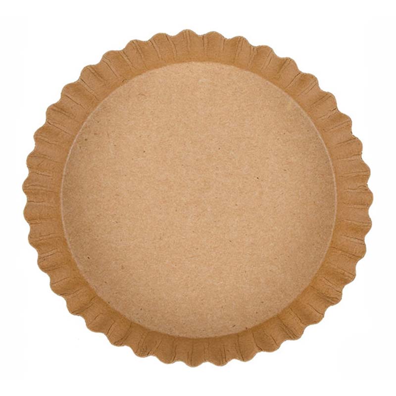 8 oz. Oven-Safe Kraft Paper Fluted Baking Cup - Case of 720 - #21088