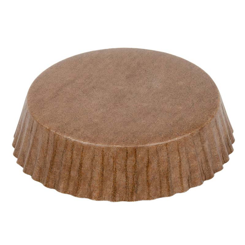 8 oz. Oven-Safe Kraft Paper Fluted Baking Cup - Case of 720 - #21088