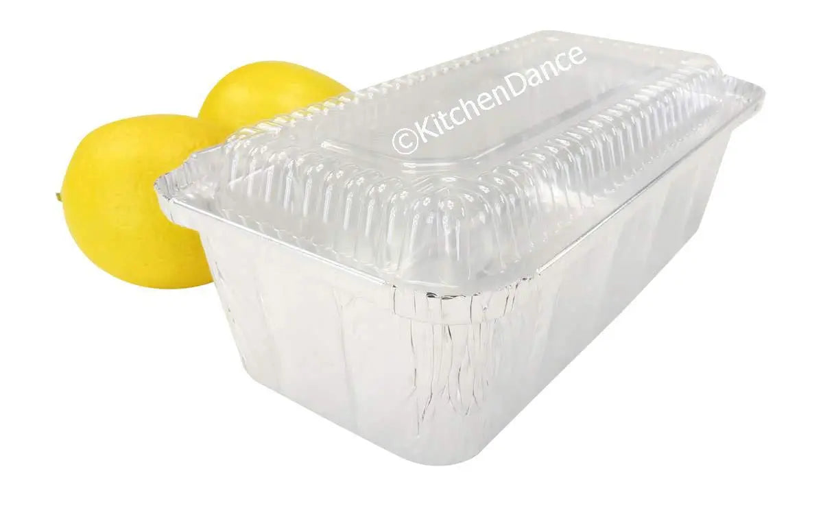 Plastic lid for 2 lb. Disposable Foil  Loaf Pan - Case of 500 -  #PL-212 D & W Fine pack