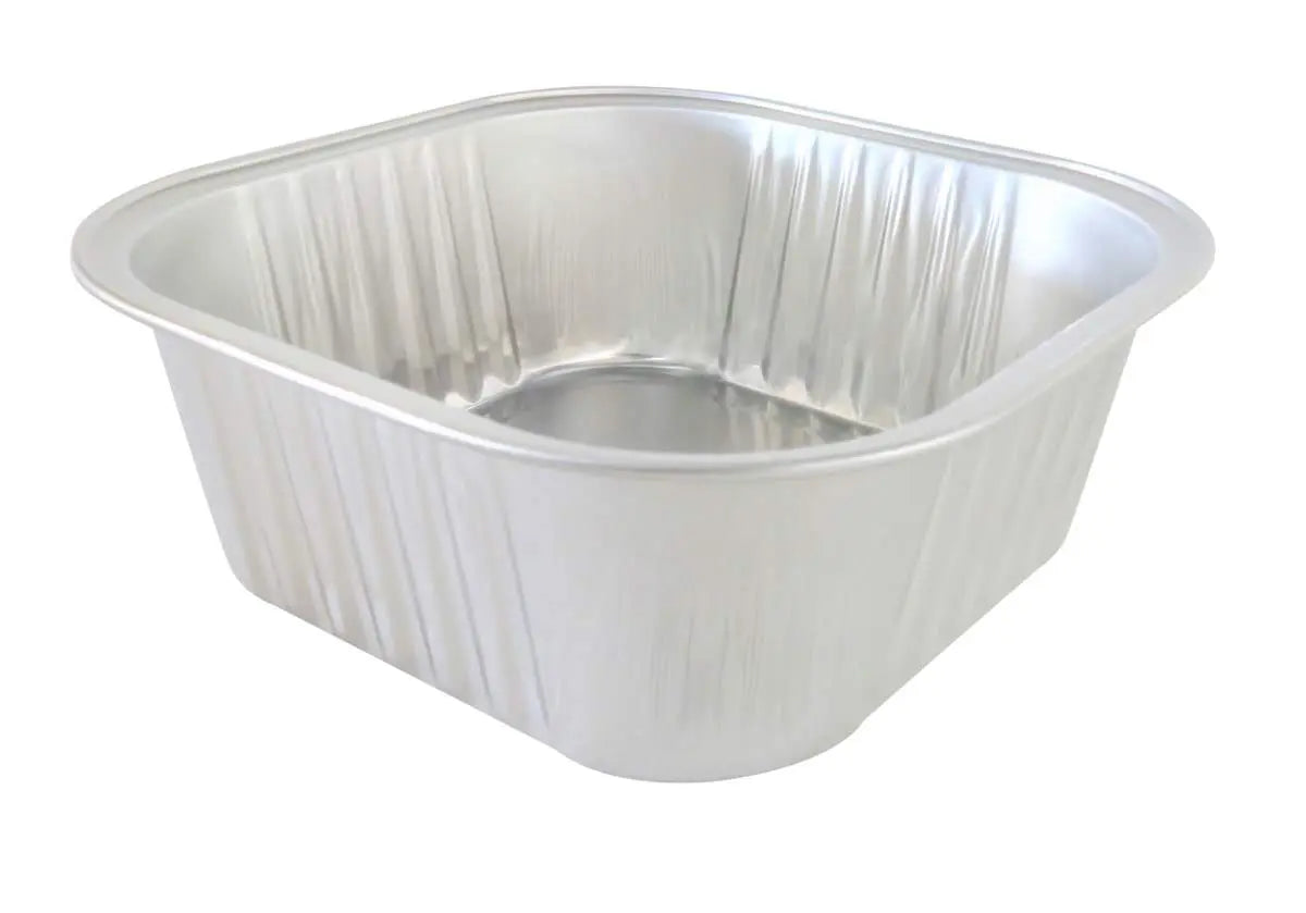 11 oz Square Colored Aluminum Dessert Pans - Case of 1000 #A24NL KitchenDance