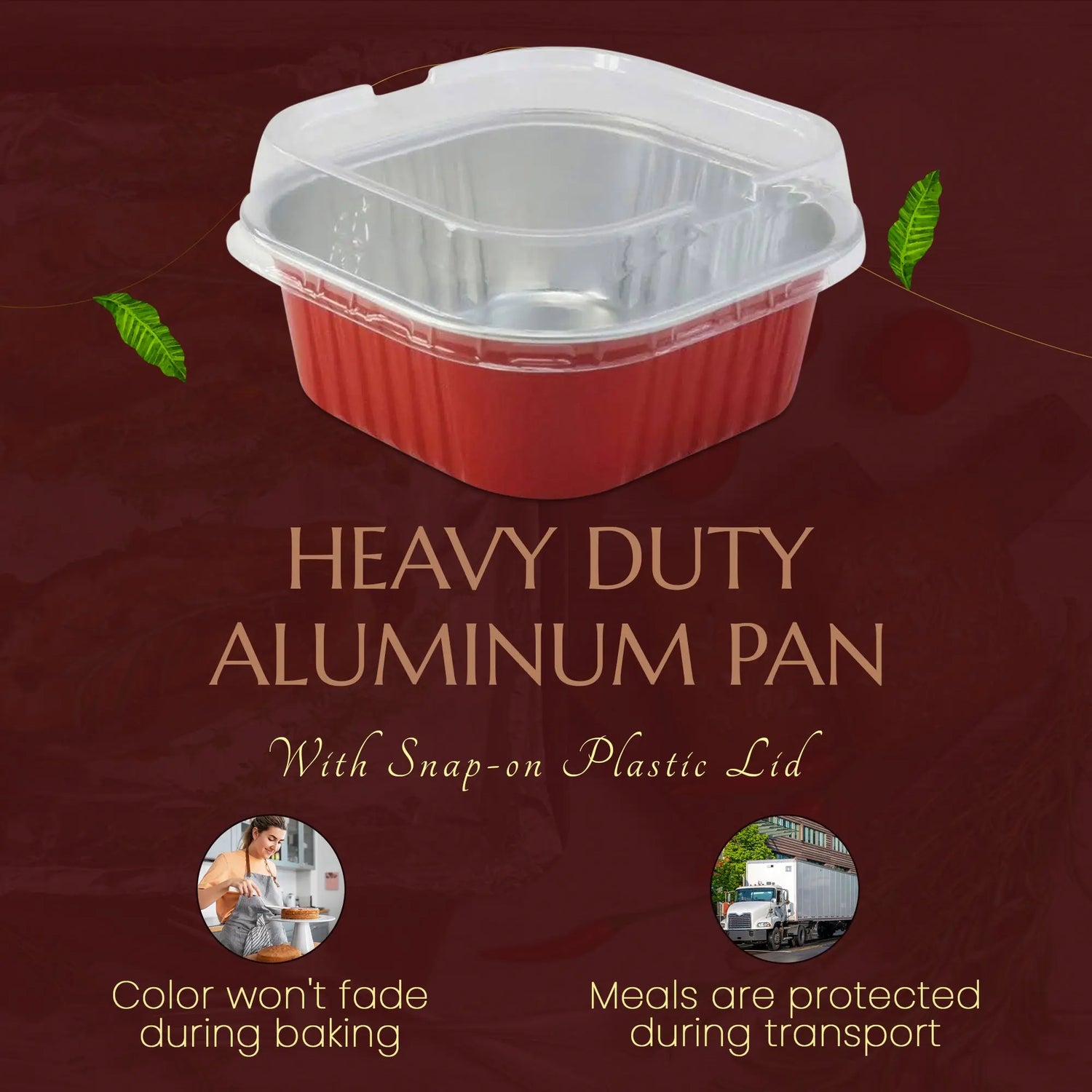 11 oz. Square Foil Cup with Snap-on Plastic Lids - Case of 1000 - #A24P KitchenDance