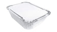 1 lb. Disposable Aluminum Take-out Pan with Board Lid - Case of 1000  #220L Handi-Foil