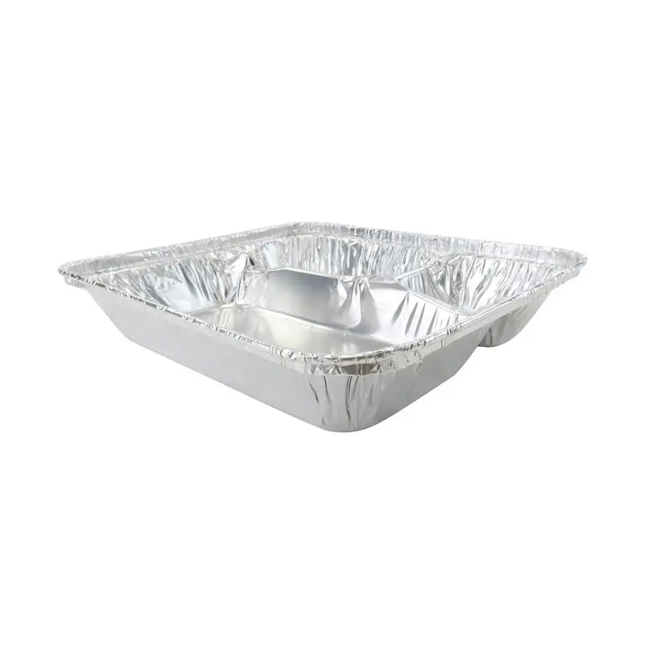 X- Large 3 Compartment Tray with Board Lid - Case of 250 - #2345L Durable Packaging