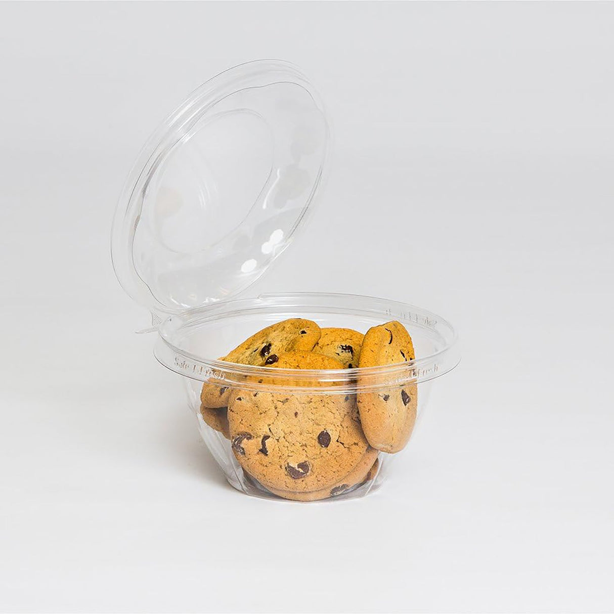 Safe-T-Fresh 24 oz. Tamper Evident & Tamper Resistant Clamshell Bowl - Case of 150 - #TS24RN Inline Plastics