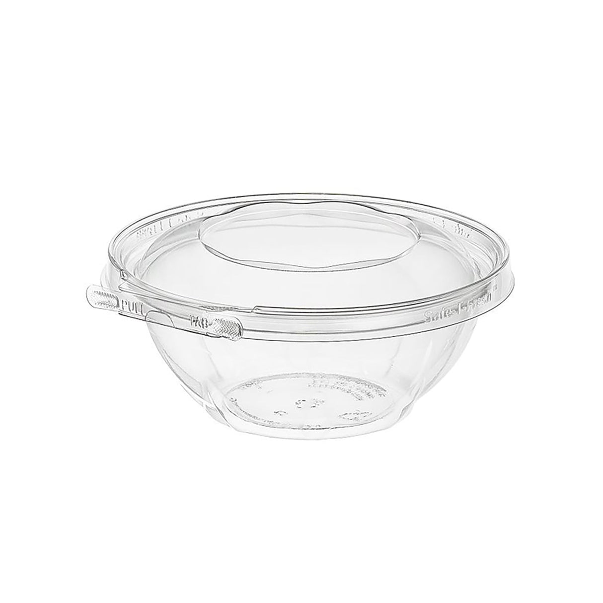 Safe-T-Fresh 24 oz. Tamper Evident & Tamper Resistant Clamshell Bowl - Case of 150 - #TS24RN Inline Plastics