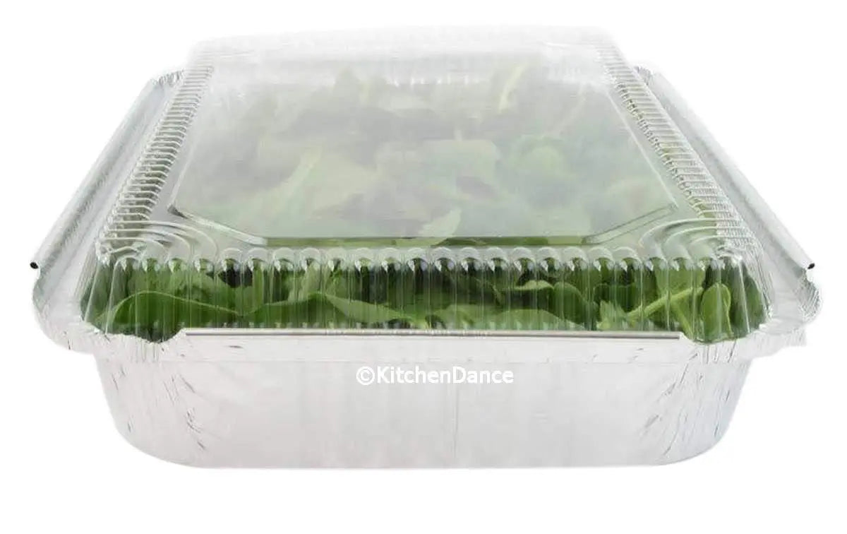 4 lb. Oblong Food Pan with Plastic Lid - Case of 250 #240P D & W Fine pack