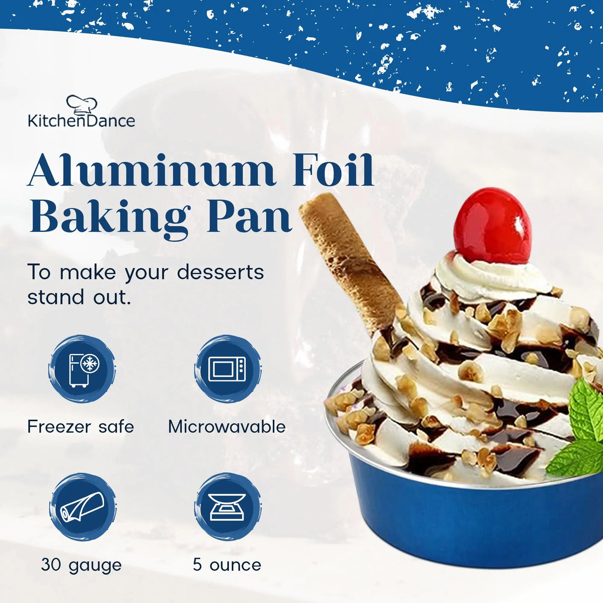 5 oz. Colored Disposable Aluminum Foil Cups - Case of 2000- #A41NL KitchenDance