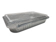 4 lb. Oblong Food Pan with Plastic Lid - Case of 250 #240P D & W Fine pack