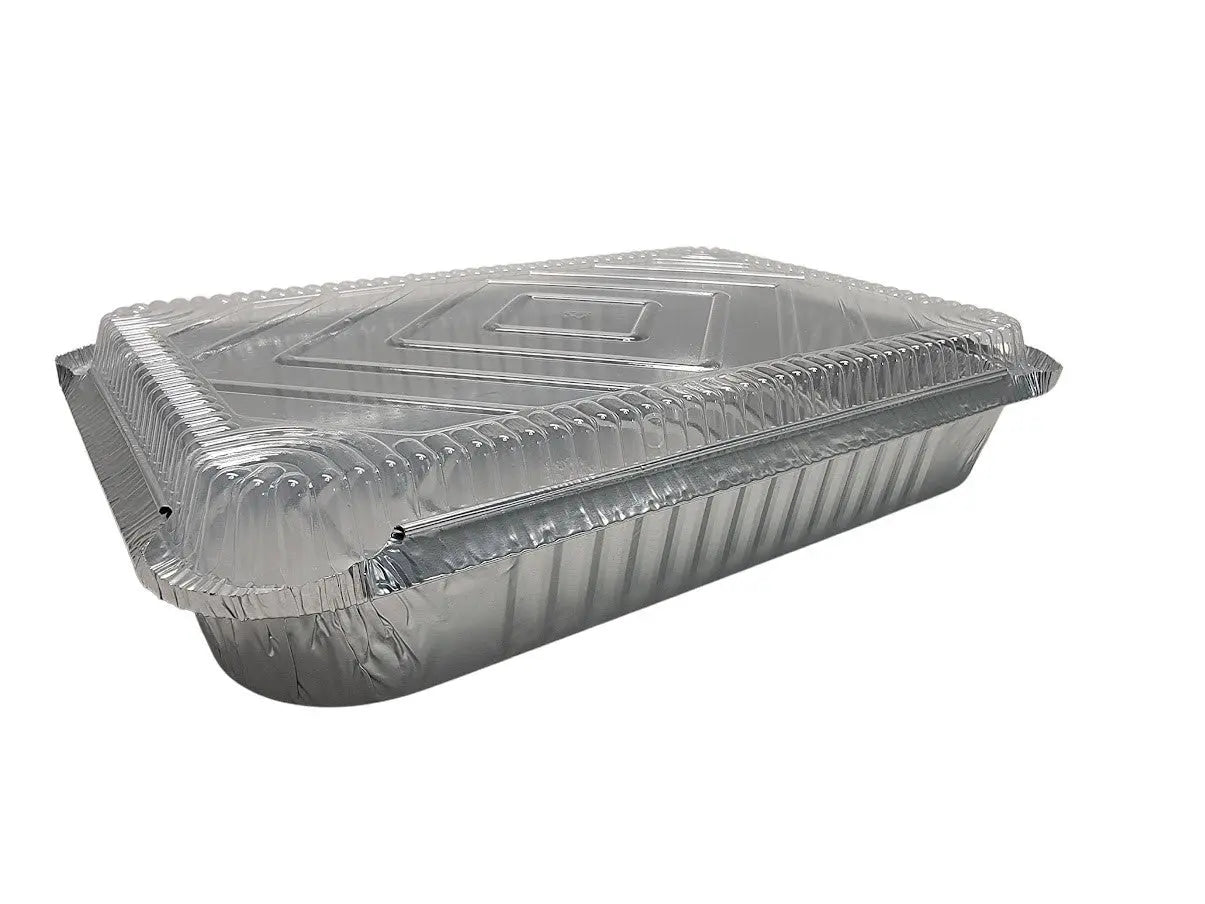 4 lb. Oblong Food Pan with Plastic Lid - Case of 250 #240P D & W Fine pack