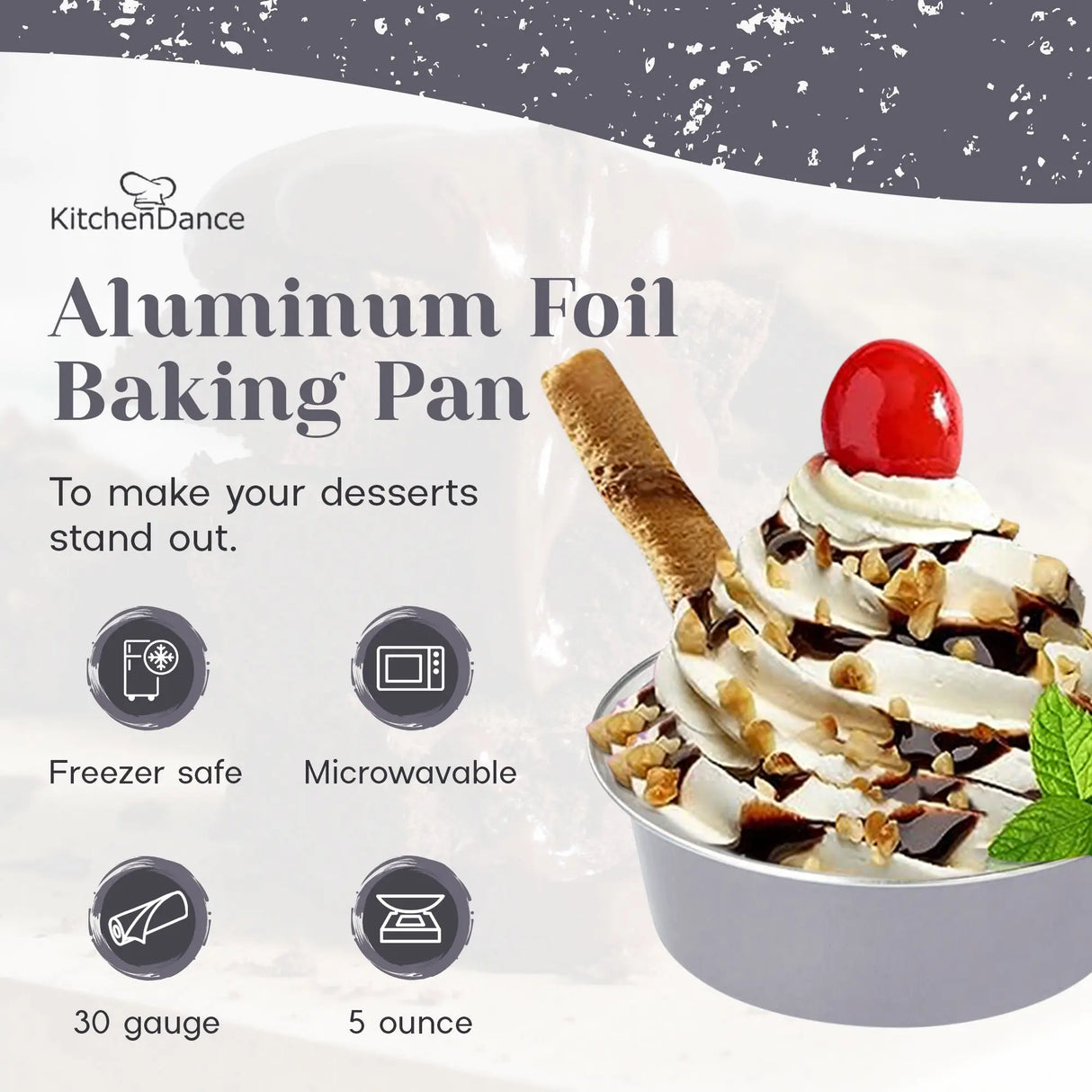 5 oz. Colored Disposable Aluminum Foil Cups - Case of 2000- #A41NL KitchenDance