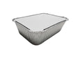 5 lb. Oblong Carryout Pan with Board Lid -  Case of 250 - #255L Durable Packaging