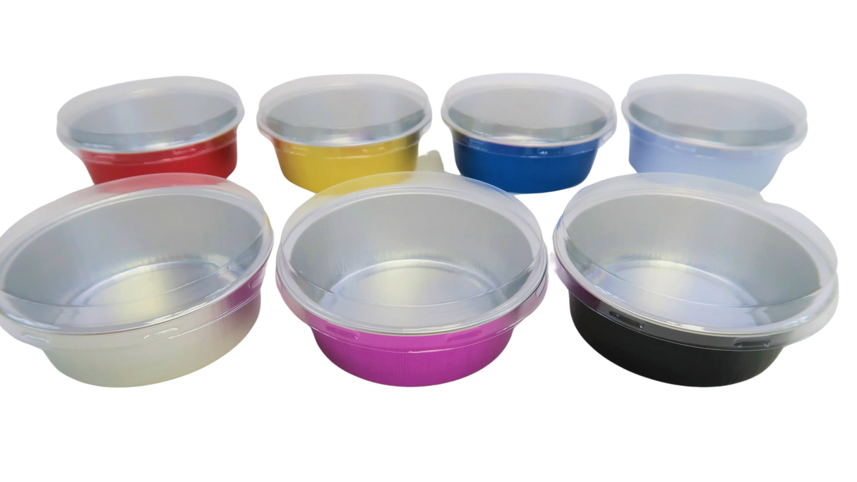 5 oz. Foil Cup with Plastic Lid  Case of 2000 - #A41P KitchenDance