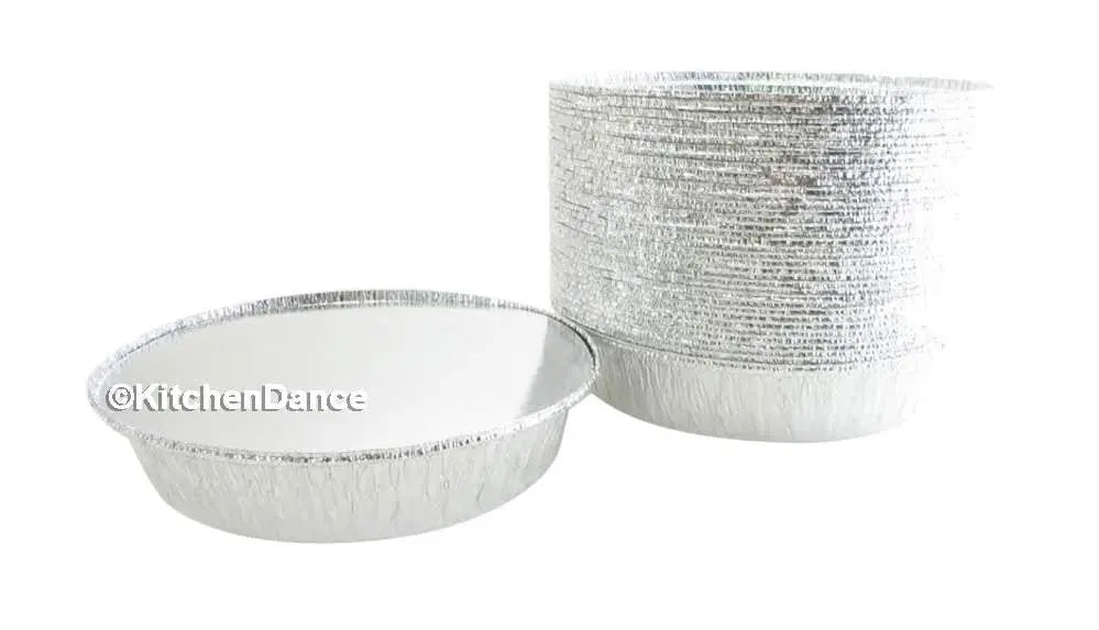 8" Round Carryout Pan with Board Lid - Case of 500 - #280L Handi-Foil
