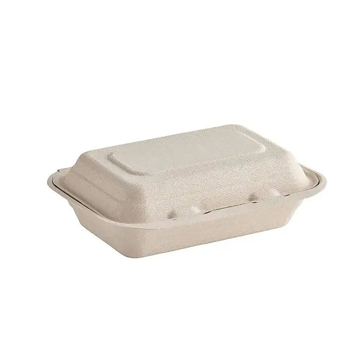Dart ProPlanet 9" x 6" Compostable Fiber Take-Out Container - Case of 200 - HC206FBR1 Dart Container