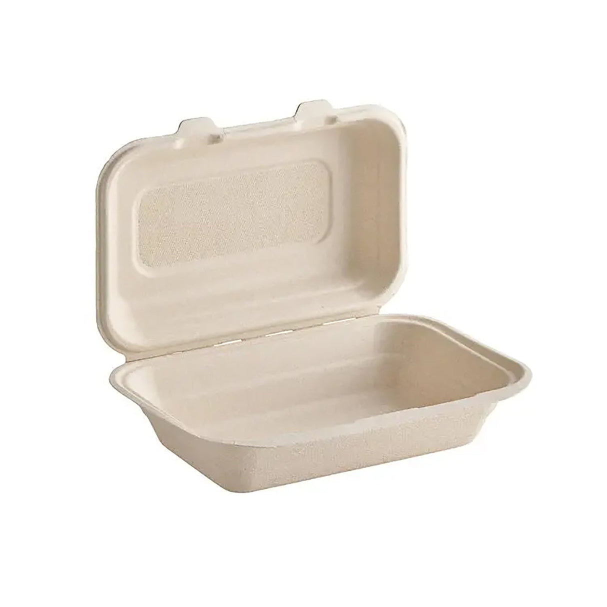 Dart ProPlanet 9" x 6" Compostable Fiber Take-Out Container - Case of 200 - HC206FBR1 Dart Container