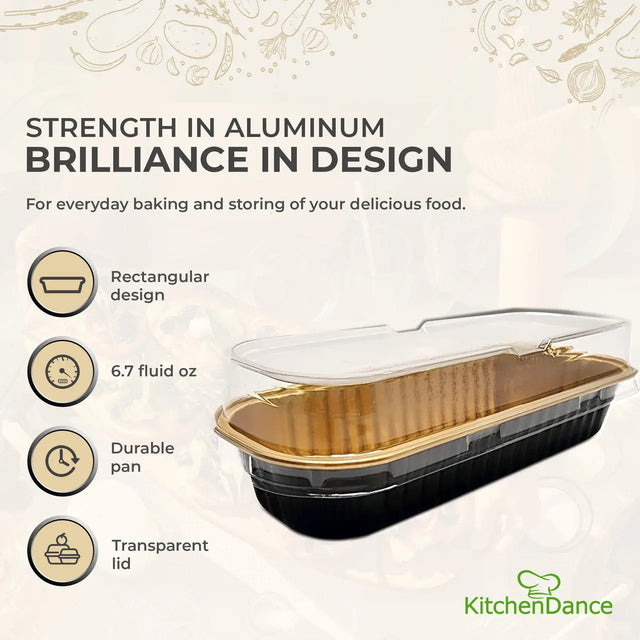 Rectangular Colored Dessert Tin with Stackable Lid - Case of 1000 - #A43P KitchenDance