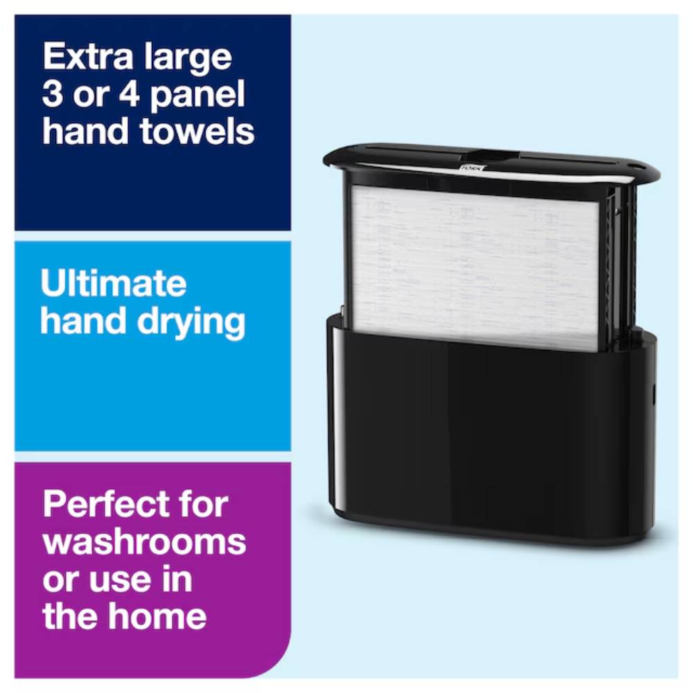 Tork Xpress® Black Countertop Multifold Hand Towel Dispenser - Case of 1 - #302028