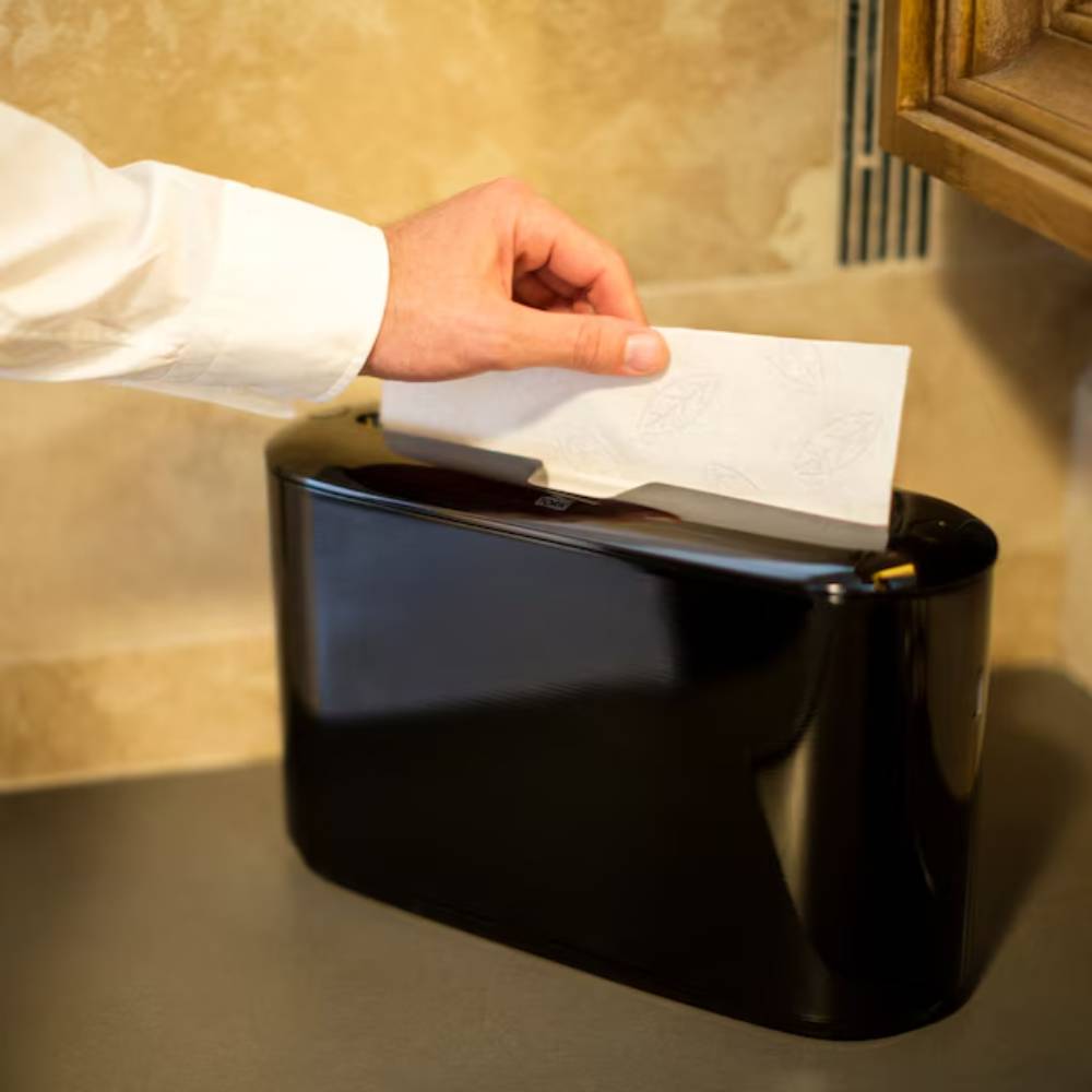 Tork Xpress® Black Countertop Multifold Hand Towel Dispenser - Case of 1 - #302028
