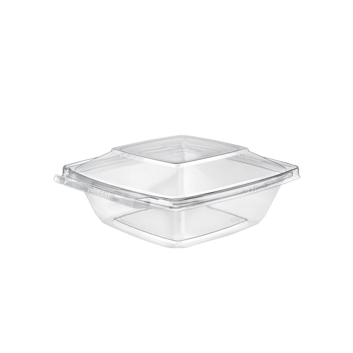 Safe-T-Fresh Tamper Evident & Tamper Resistant Square 32 oz Deli Container - Case of 168 - #TS32PW Inline Plastics