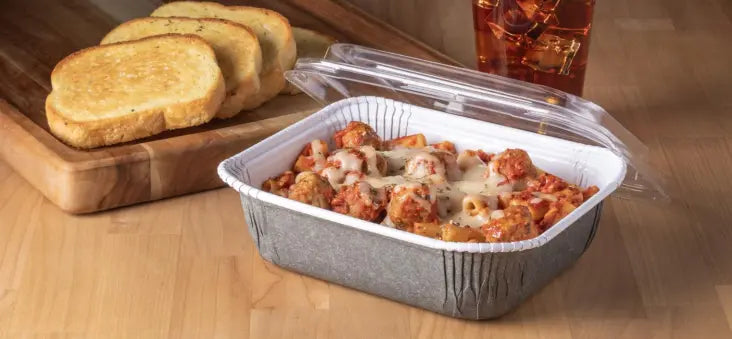 Earth Smart® 32 oz. Compostable Pressed Paperboard Container with Lid - Case of 300 - #3288WL D & W Fine pack