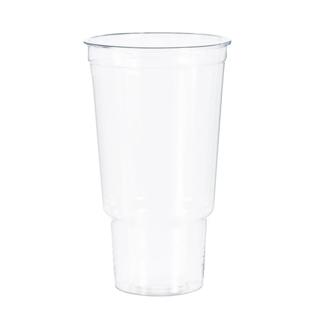Dart Solo 32 oz. Clear Pedestal PET Plastic Cup - Case of 500 - #32AC Dart Container