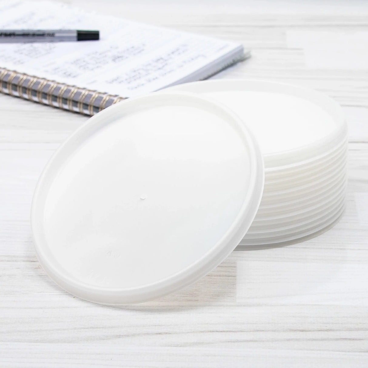 Dart 32 oz. Translucent HIPS Plastic Vented Lid - Case of 1000 - #32JLR Dart Container