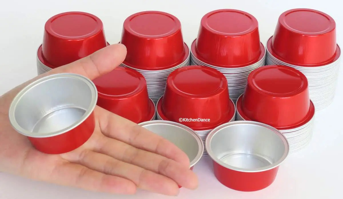 1½ oz.  Mini Disposable Aluminum Foil Cups - Case of 2000 - #A45NL KitchenDance