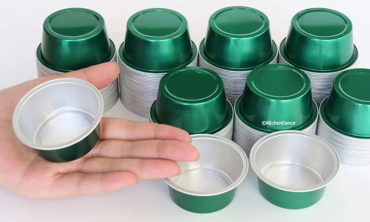 1½ oz.  Mini Disposable Aluminum Foil Cups - Case of 2000 - #A45NL KitchenDance
