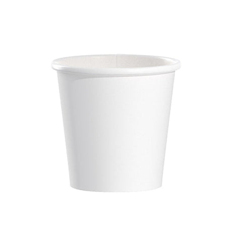 Dart Solo 4 oz. White Paper Hot Cup - Case of 1000 - #374W-2050 Dart Container