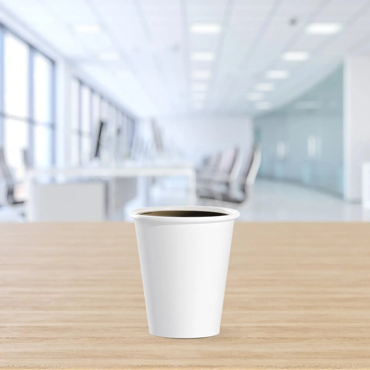 Dart Solo 6 oz. White SSP Paper Hot Cup - Case of 1000 - #376W-2050 Dart Container
