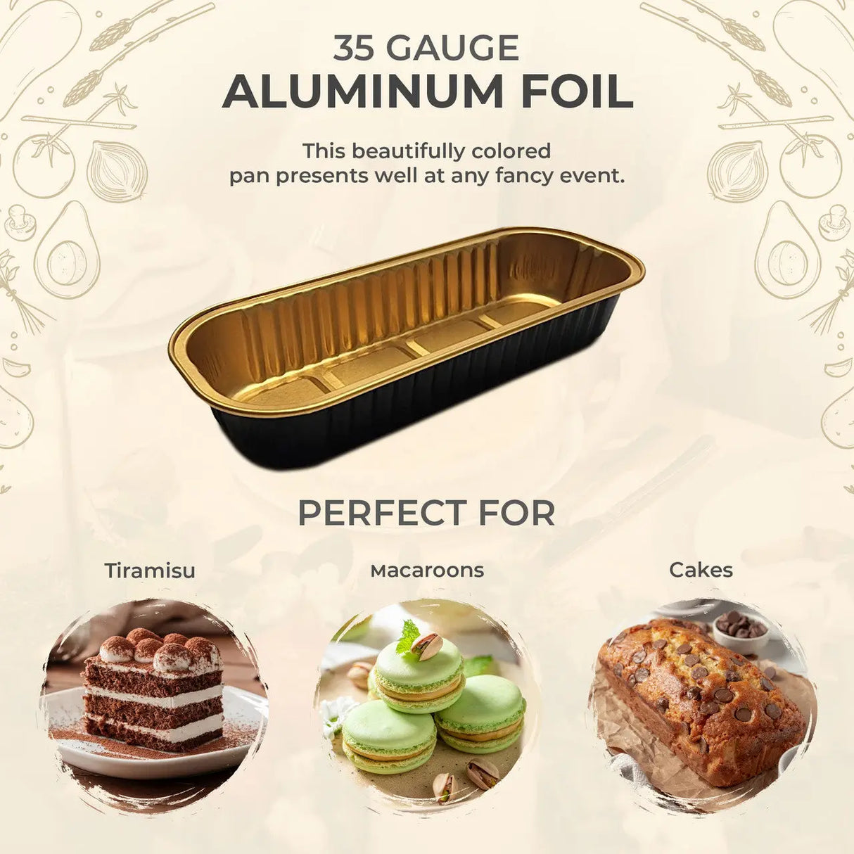 Rectangular Colored Dessert Tin - Case of 1000 - #A43NL KitchenDance