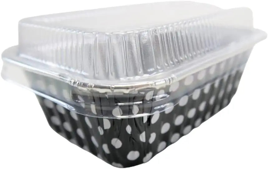 6  oz. Mini Colored Aluminum Loaf Pan w/ Lid - Case of 2000  #4004P KitchenDance