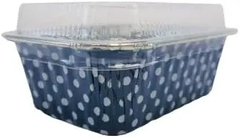 6  oz. Mini Colored Aluminum Loaf Pan w/ Lid - Case of 2000  #4004P KitchenDance