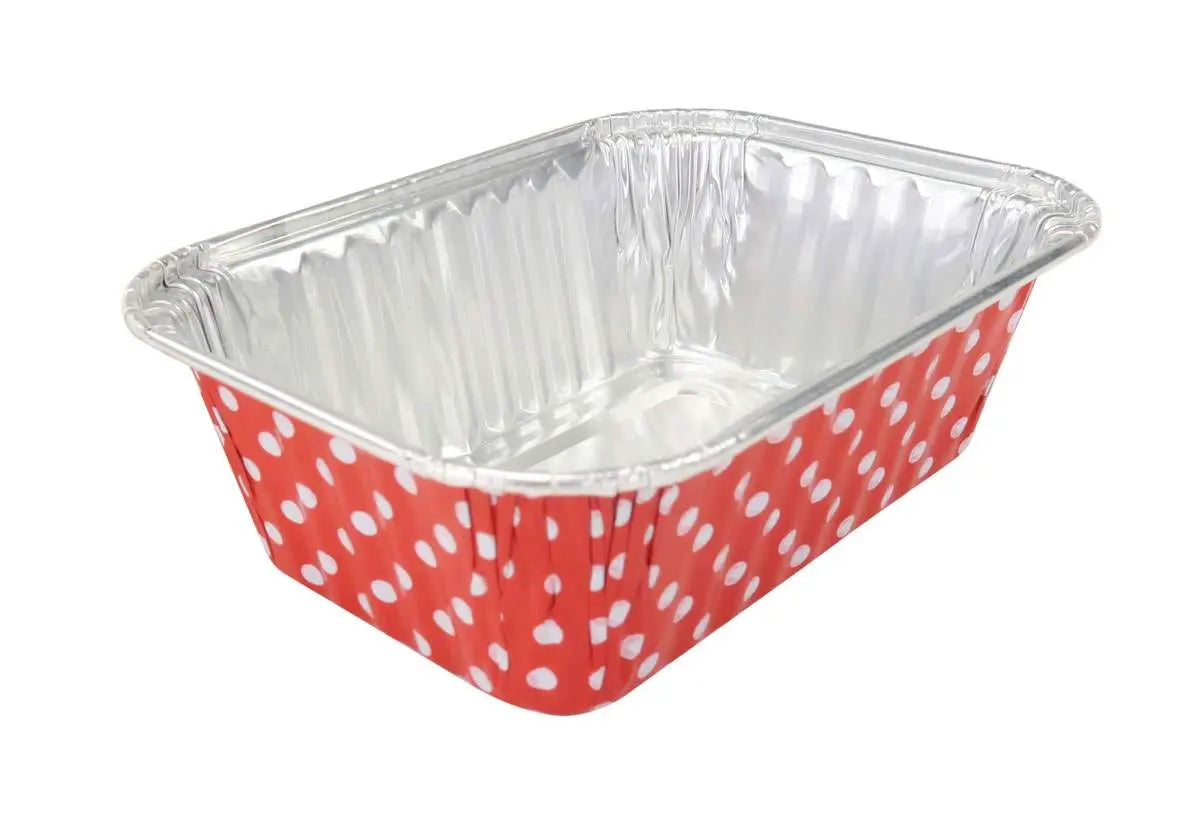 Colored Aluminum Foil 6 Ounce Mini Loaf Pan - Case of 2000  #4004NL KitchenDance