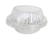 Handi-Foil  5¾" Disposable Foil Pot Pie Pan w/ Dome Lid - Case of 1000 - #4007P Handi-Foil