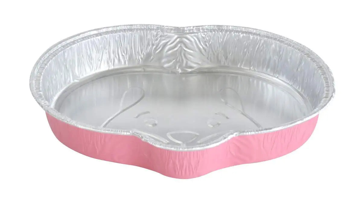 Easter Bunny Disposable Foil Pan with Plastic Lid - Case of 100 - #4081P Handi-Foil