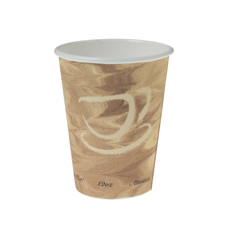 Mistique® 12 oz. SSP Paper Hot Cup - Case of 1000 - #412MSN-0029