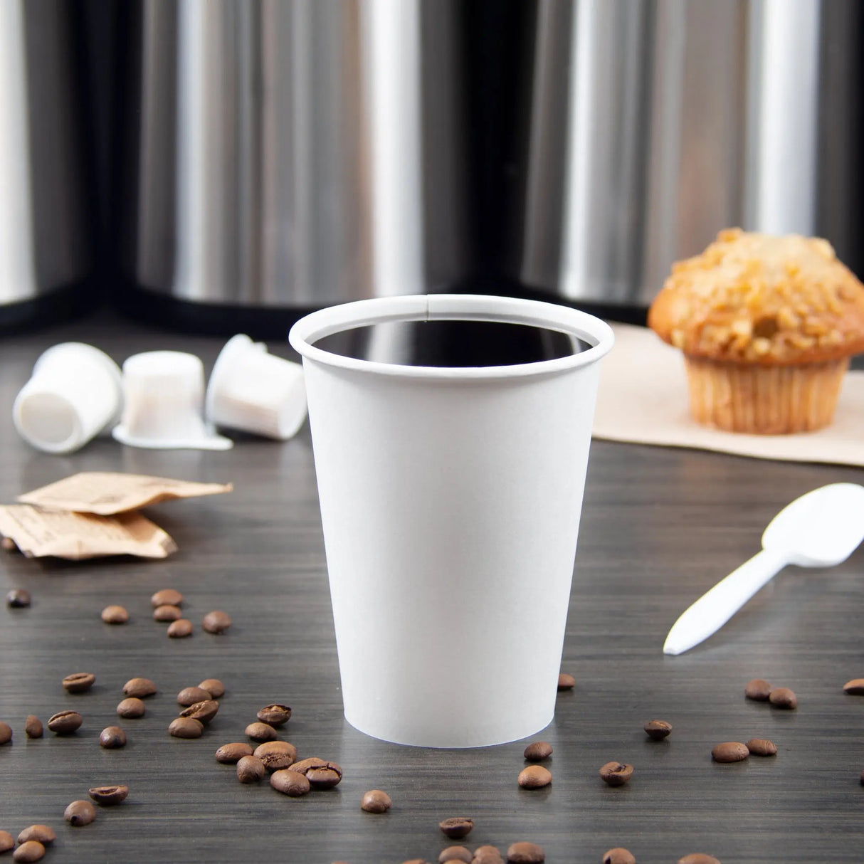 Dart Solo 12 oz. White Paper Hot Cup - Case of 1000 - #412WN-2050 Dart Container