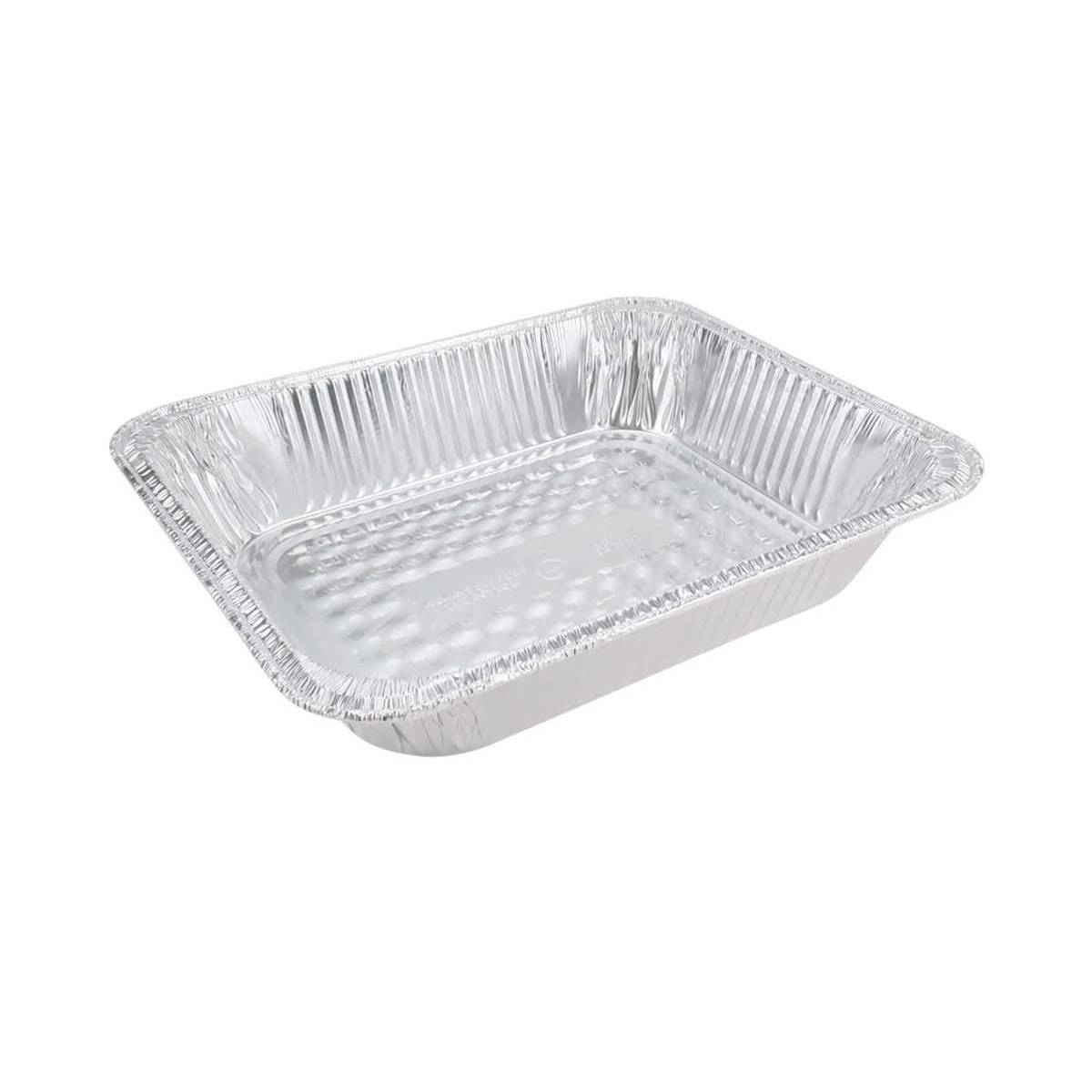 Half Size Disposable Steam Table Pan - Deep - Case of 100 #4200 Western Plastics