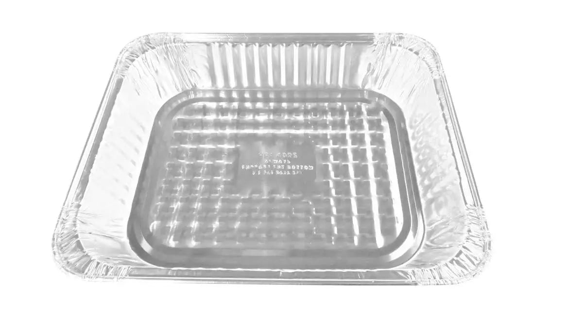 Disposable Half Size Foil Steam Table Pan - Medium Depth - Case of 100 - #4255 Western Plastics