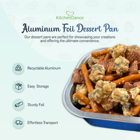 4" Square Colored Aluminum Foil Dessert Pans-  Case of 1000- #A6NL KitchenDance