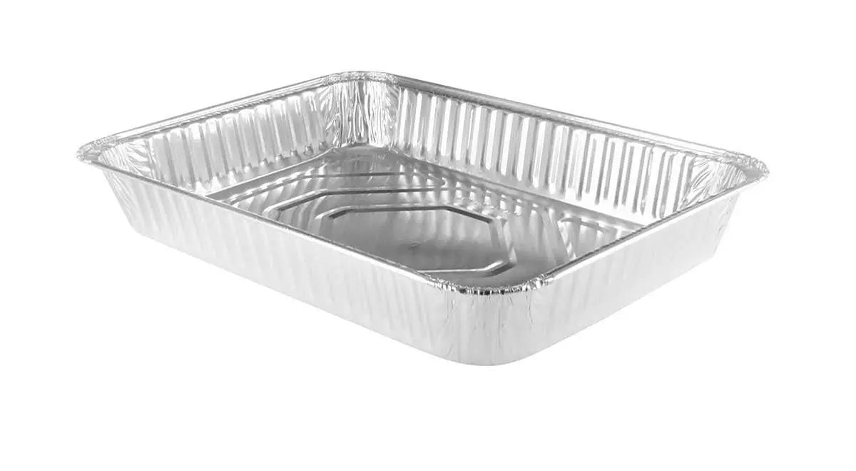 13" x 9" x 2" All-Purpose Disposable Foil Cake Pan - Case of 250 - #4700NL Durable Packaging
