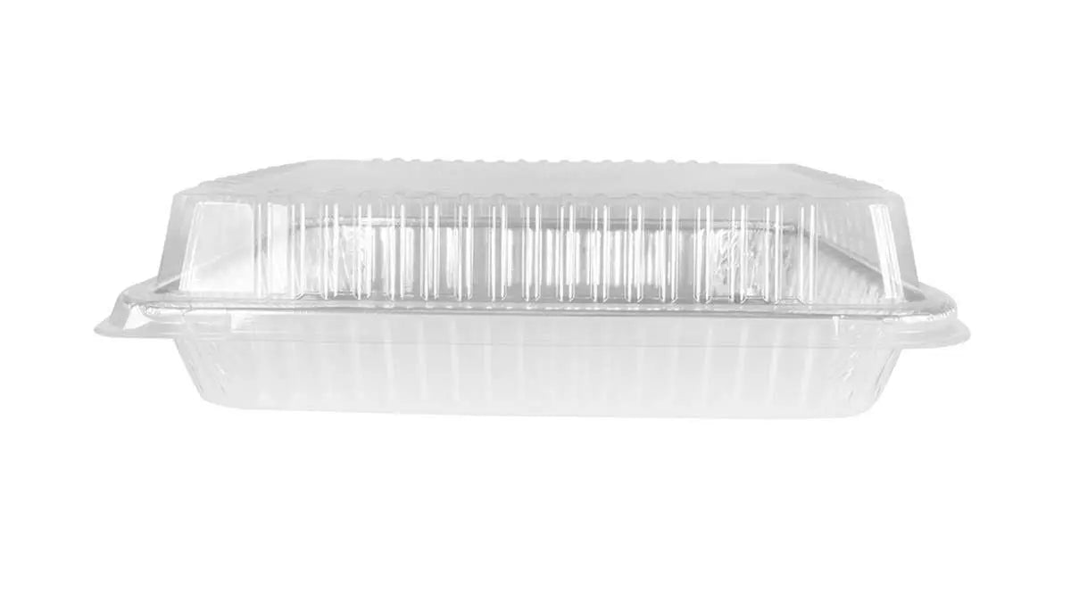 13"x 9"x 2" All Purpose Disposable Cake Pan w/  Dome Lid  - Case of 250  #4700P Durable Packaging