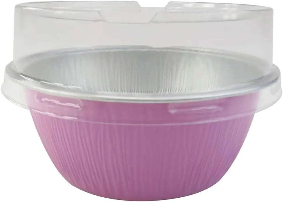 4 oz. Disposable Colored Aluminum Ramekins with Lids Case of 2000- #A50P KitchenDance