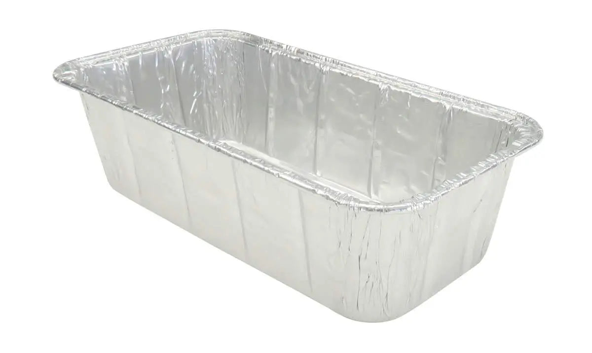 2 lb. Disposable Aluminum Loaf Pan - Case of 500 - #15780 D & W Fine pack