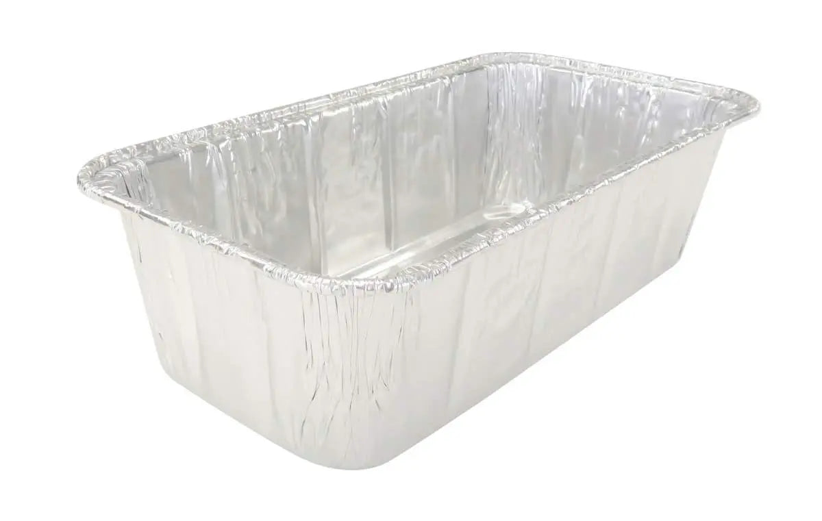 2 lb. Disposable Aluminum Loaf Pan - Case of 500 - #15780 D & W Fine pack