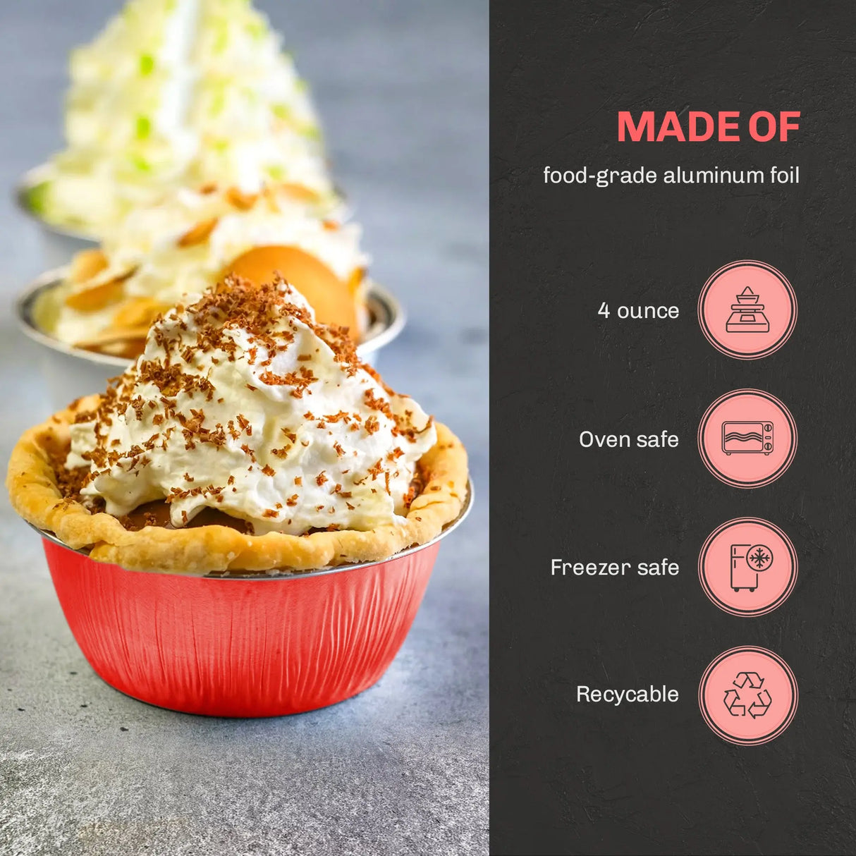 4 oz. Disposable Colored Foil Ramekins - Case of 2000  #A50NL KitchenDance