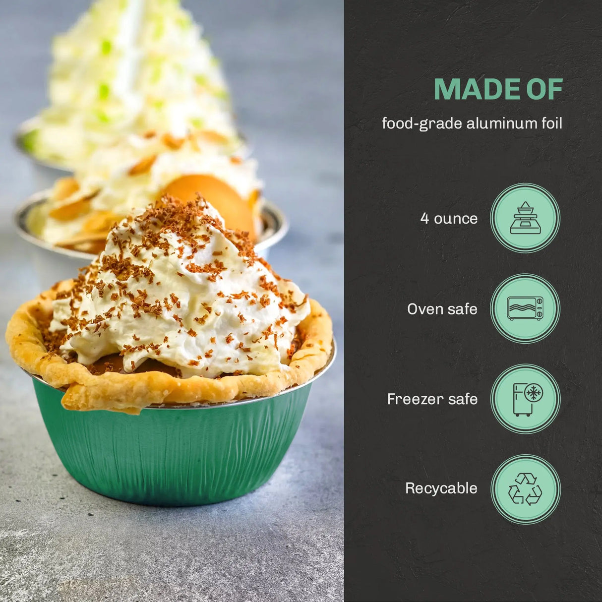 4 oz. Disposable Colored Foil Ramekins (OLD MOLD CUPS)- Case of 2000 #A50 KitchenDance