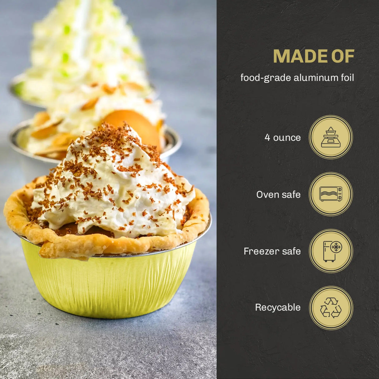 4 oz. Disposable Colored Foil Ramekins - Case of 2000  #A50NL KitchenDance